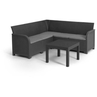 Salon de jardin - résine aspect rotin tressé- Allibert by KETER - 5