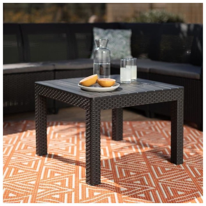 Salon de jardin - résine aspect rotin tressé- Allibert by KETER - 5