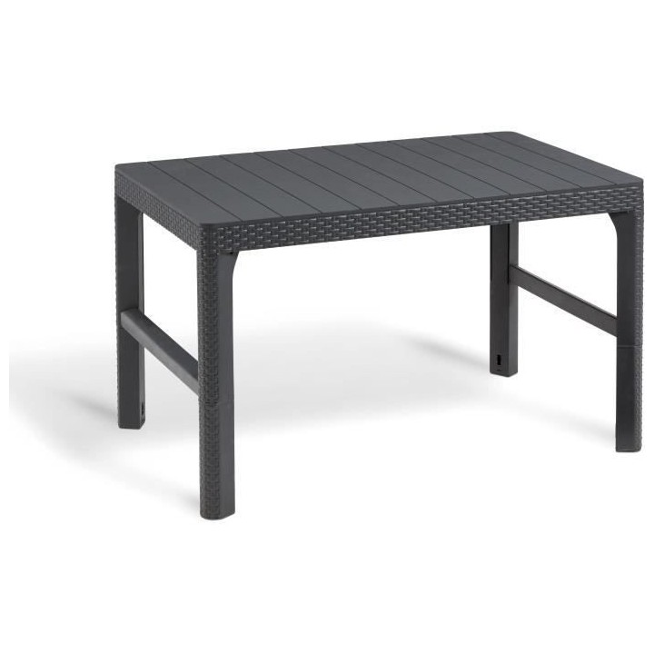 Salon de jardin avec table basse 2 en 1 - en résine - Allibert by KET