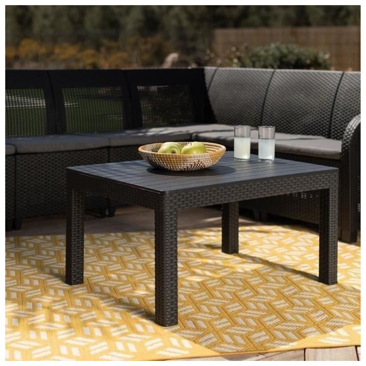 Salon de jardin - résine aspect rotin tressé - Allibert by KETER - 6