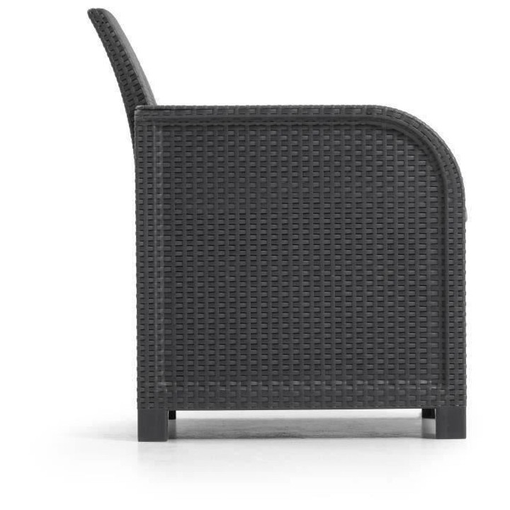 Allibert by KETER - Sanremo - fauteuil de jardin avec coussin - en ré