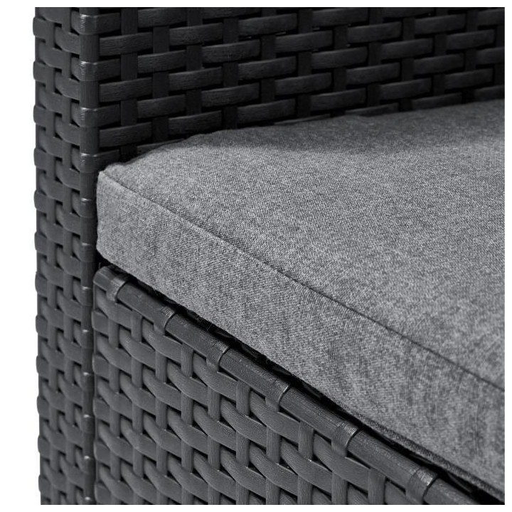 Allibert by KETER - Sanremo - fauteuil de jardin avec coussin - en ré