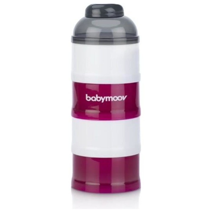 Babymoov Boîtes doseuses de lait en poudre pour bébé, Empilables et