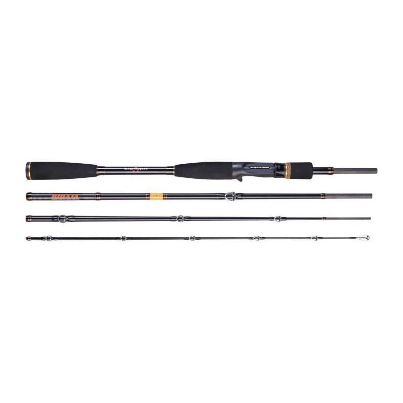 SAKURA Canne Bidaia Casting - BIDC 664 XXH - 6'6 (1,98 m) - 21-100 g - 4 Brins égaux - Enc. 55 cm