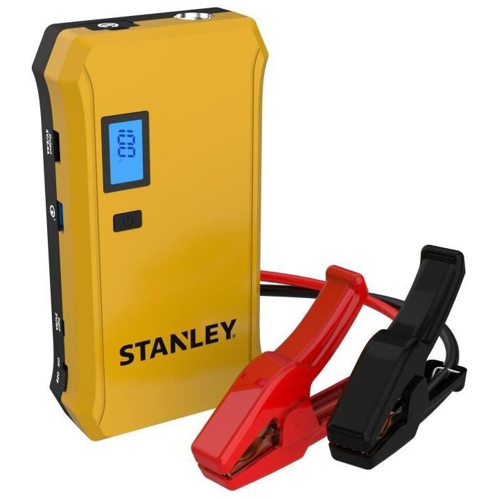 BOOSTER DE DEMARRAGE LITHIUM 12V 1000A AVEC LAMPE STANLEY