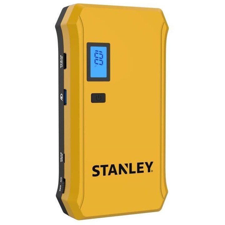 BOOSTER DE DEMARRAGE LITHIUM 12V 1000A AVEC LAMPE STANLEY
