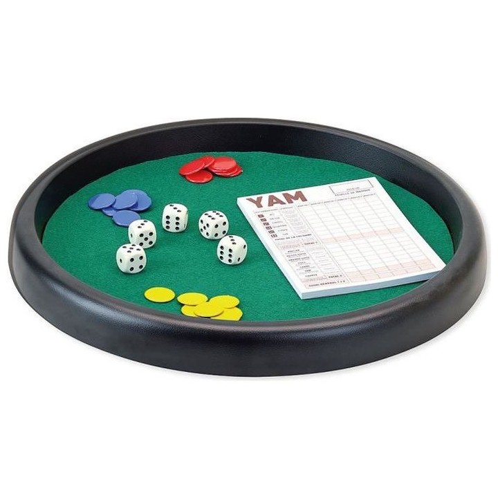 JEUJURA - 8154 - PISTE DE DES - YAM - 421 - DIAMETRE 31 CM