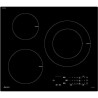 Table de cuisson induction SAUTER - 3 zones - 7200W - L60 x P52 cm - SPI5361B - Revetement verre - Noir