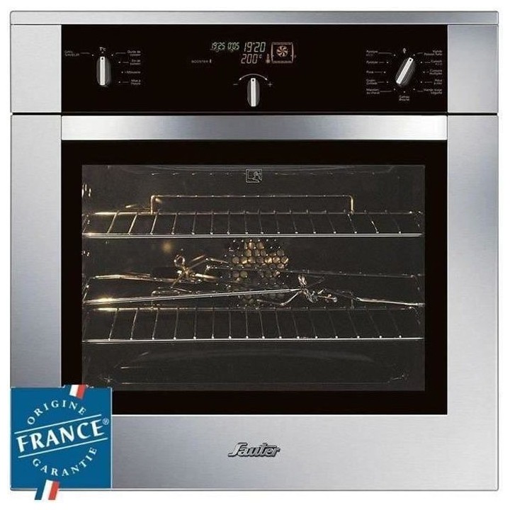 Four Pyrolyse Chaleur tournante SAUTER SFP930X - Inox - 54L - A - Mult