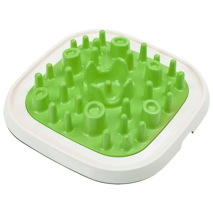 SAVIC Mangeoire éducative Enigma L - Vert - Pour chat et chien