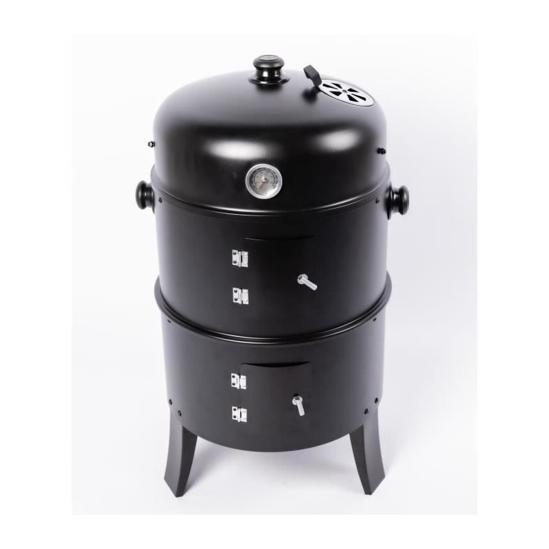 Barbecue smoker a charbon de bois