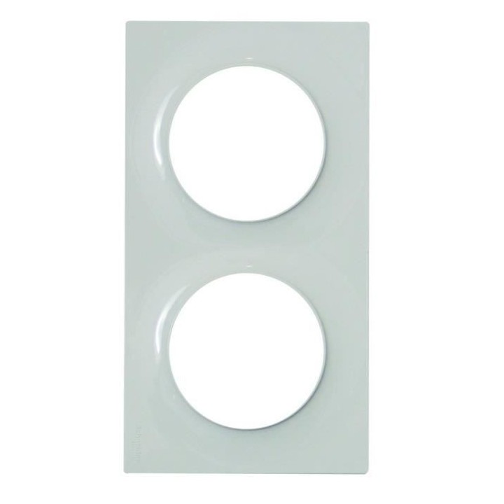 SCHNEIDER ELECTRIC Plaque de finition 2 postes Odace Styl