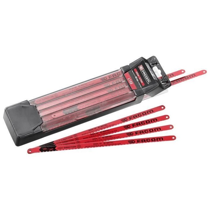 Jeu de 3 Lames de Scie Super HHS Panachées FACOM - 666.JE3PB (Livré