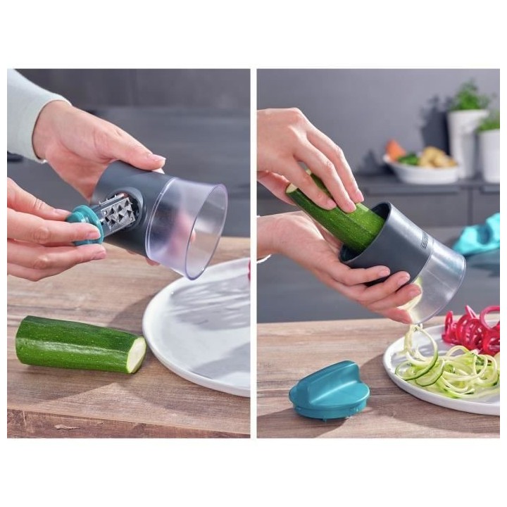 LEIFHEIT Râpe a spirales manuelle 3221 Leifheit râpe légumes 3 lame