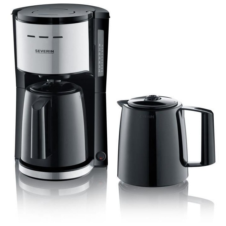 SEVERIN KA9253 Cafetiere filtre isotherme - Noir et inox - 1000 W - 2