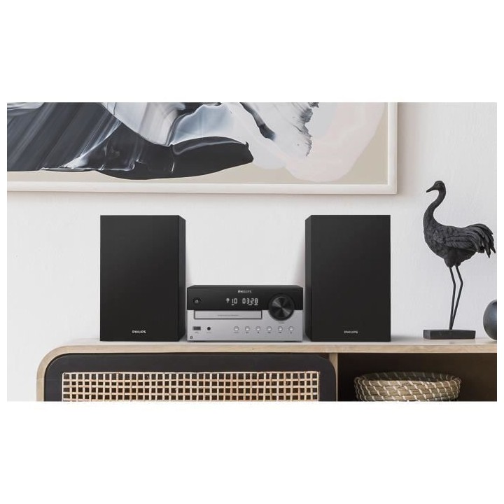 PHILIPS TAM4205 - Micro-Chaîne Hi-fi 60W - Bluetooth - CD/MP3/USB/FM
