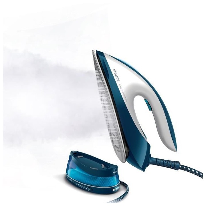 PHILIPS Centrale vapeur PerfectCare Compact GC7840/20, 6,5 bars, Press