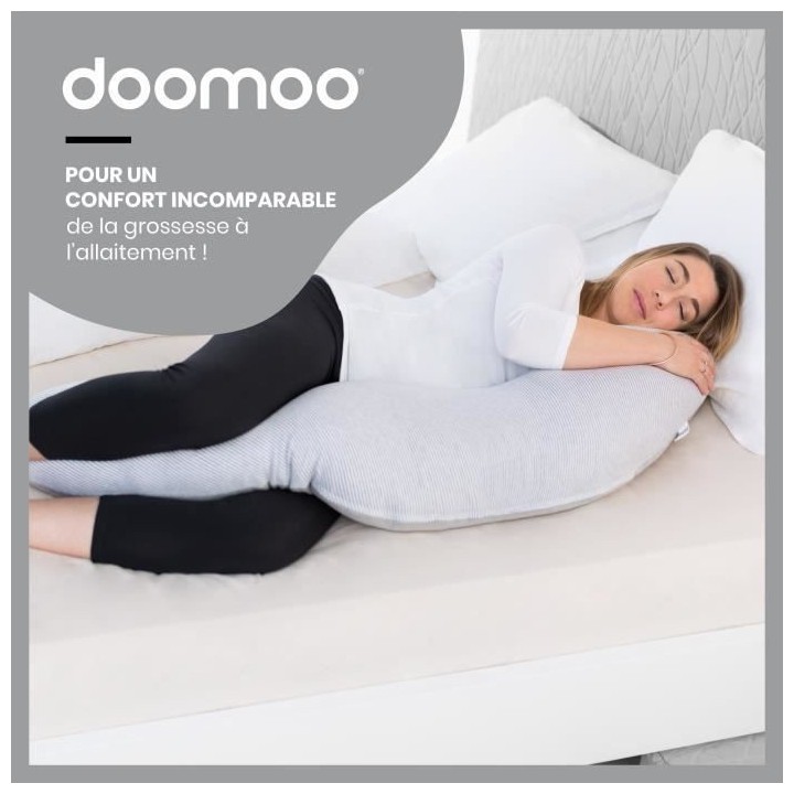 BABYMOOV Coussin de maternité Doomoo Classic grey