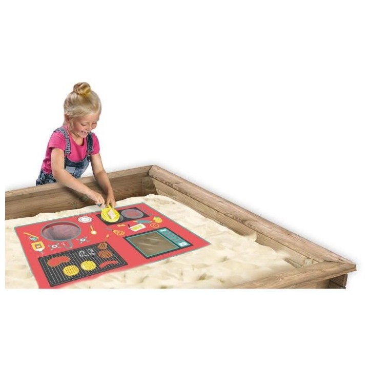 SES CREATIVE Tapis de Jeu sur Sable Cuisine