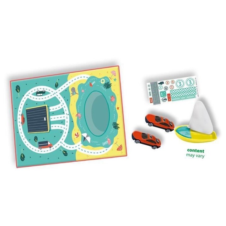 SES CREATIVE Tapis de Jeu sur Sable Eau et Routes