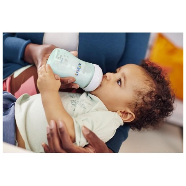 PHILIPS AVENT SCF033/27 Lot de 2 Biberons Natural - 260 ml - débit le