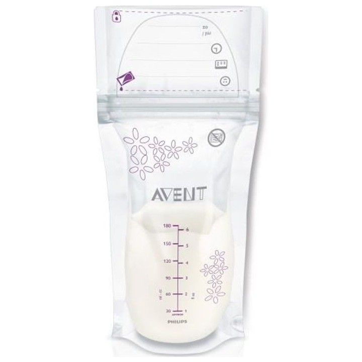 PHILIPS AVENT SCF603/25 Sachets de conservation pour le lait maternel