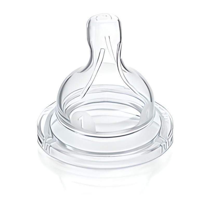 PHILIPS AVENT SCF631/27 Tétine Anti-colic Silicone Nouveau-Né - 1 Trou - Boite de 2