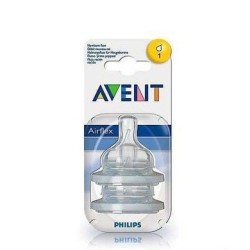 PHILIPS AVENT SCF631/27 Tétine Anti-colic Silicone Nouveau-Né - 1 Trou - Boite de 2