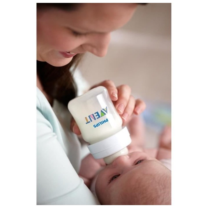 PHILIPS AVENT SCF633/27 Lot de 2 tétines Natural - 3 mois et + - Déb