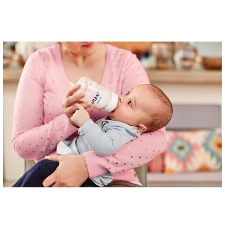 PHILIPS AVENT SCF810/07 Biberon Anti-Colic sans Valve +0m 125ml