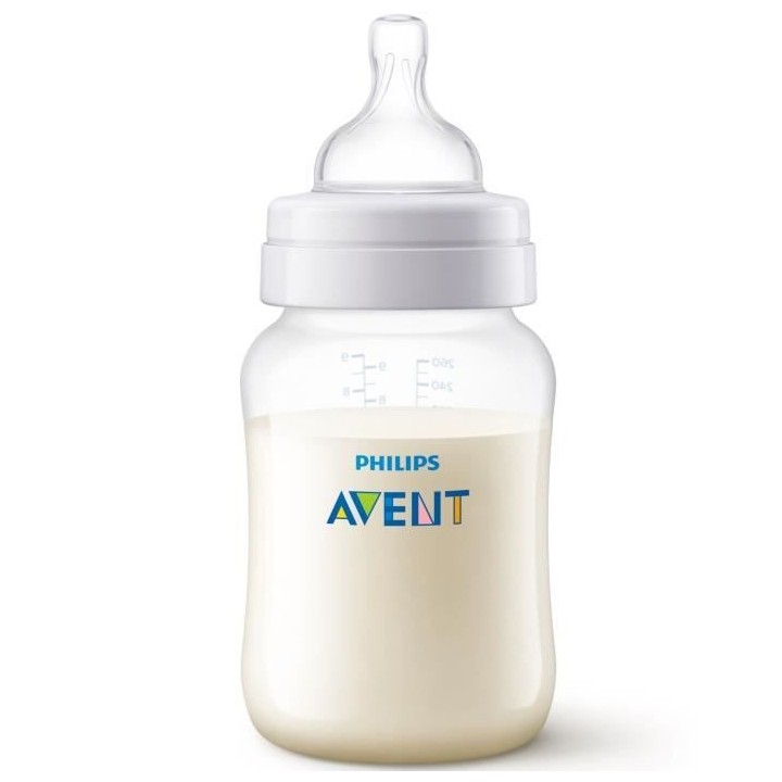 PHILIPS AVENT SCF813/27 Lot de 2 biberons Anti-colic 1m+ - 260 ml