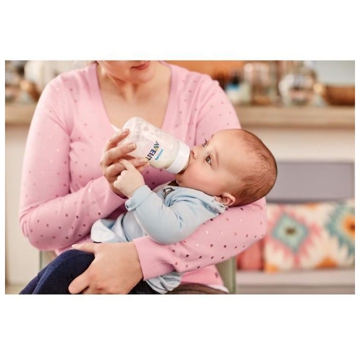 PHILIPS AVENT SCF813/27 Lot de 2 biberons Anti-colic 1m+ - 260 ml