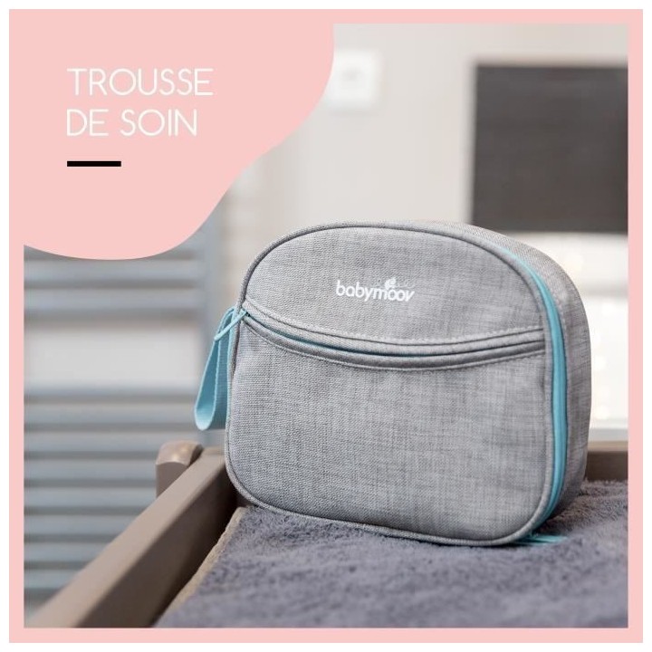 Babymoov Trousse de soin pour bébé, 9 Accessoires, avec Thermometre