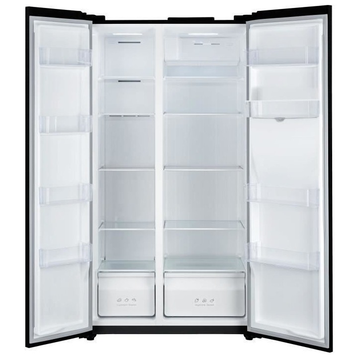 SCHNEIDER SCSBF503WDNFB - Réfrigérateur américain 503L (322+181L) -