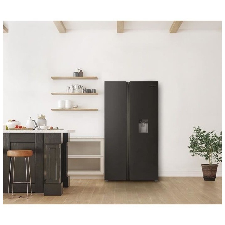 SCHNEIDER SCSBF503WDNFB - Réfrigérateur américain 503L (322+181L) -