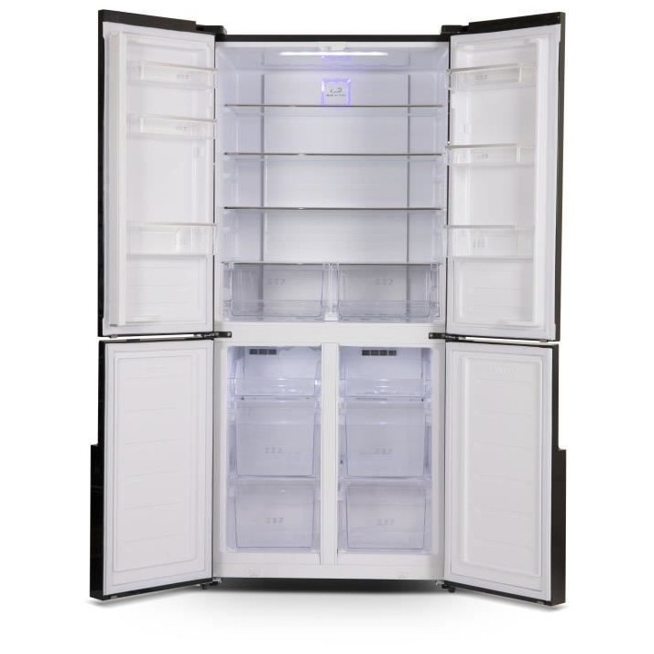 SCHNEIDER - SCMD482NFGM - Réfrigérateur américain - 482 litres - To