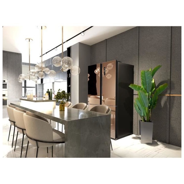 SCHNEIDER - SCMD482NFGM - Réfrigérateur américain - 482 litres - To