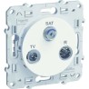 SCHNEIDER ELECTRIC Prise TV / SAT / FM Odace blanc