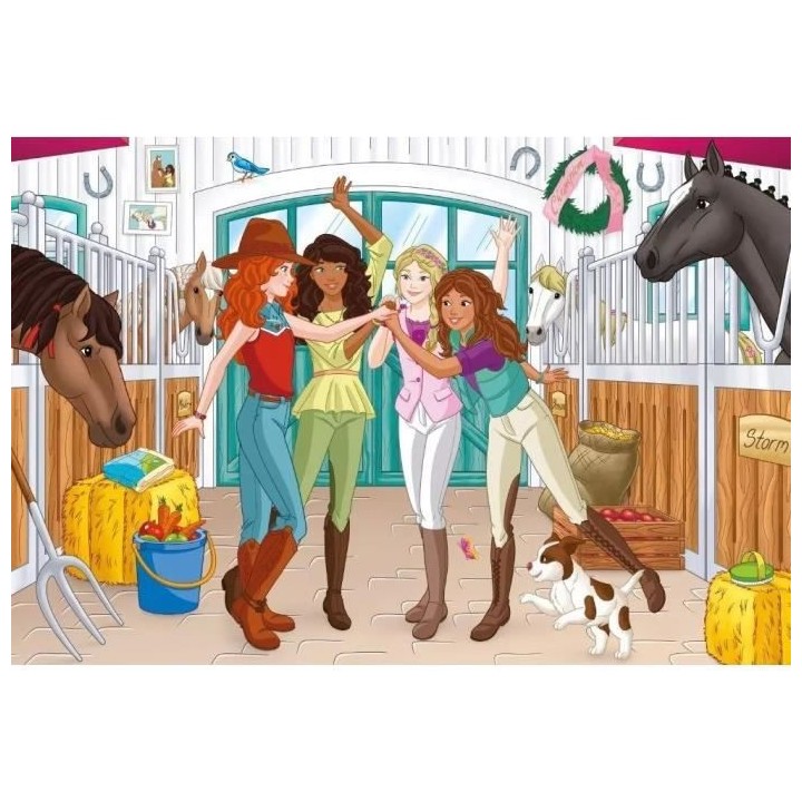 Coffret de puzzles - SCHMIDT SPIELE - Horse Club - 2x60, 2x100 pieces