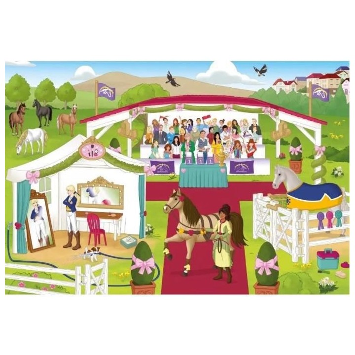 Coffret de puzzles - SCHMIDT SPIELE - Horse Club - 2x60, 2x100 pieces