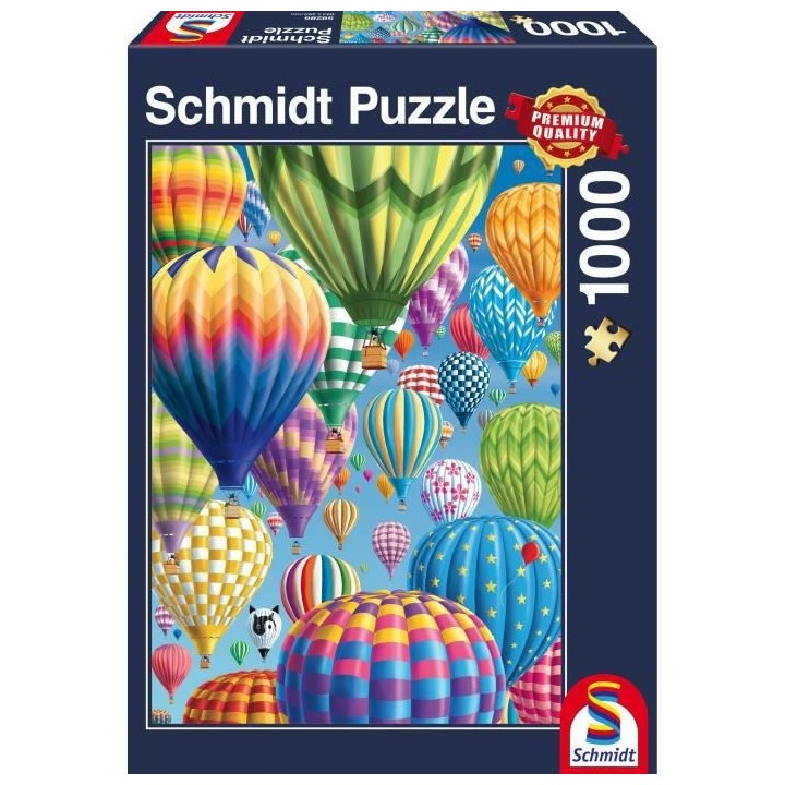 Puzzle Envol de ballons colorés, 1000 pcs