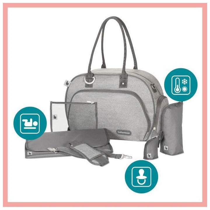 BABYMOOV Sac a langer Trendy Bag Smokey