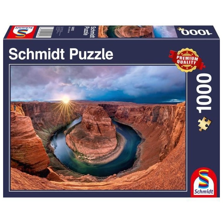 Puzzle Glen Canyon, Horseshoe Bend sur la Colorado River, 1000 pcs