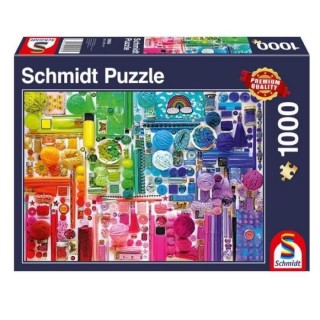 Puzzle - SCHMIDT SPIELE - Les couleurs de l'arc-en-ciel - 1000 pieces