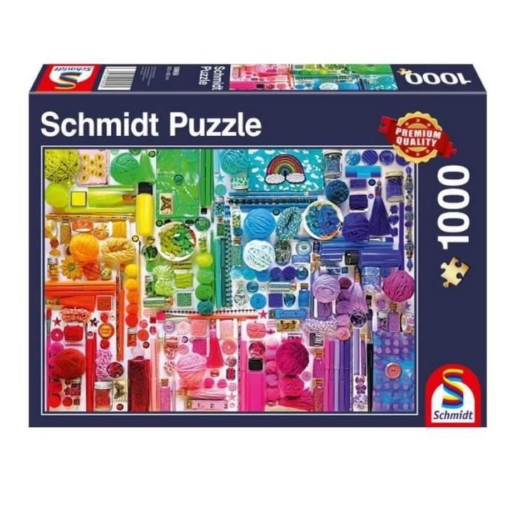 Puzzle - SCHMIDT SPIELE - Les couleurs de l'arc-en-ciel - 1000 pieces