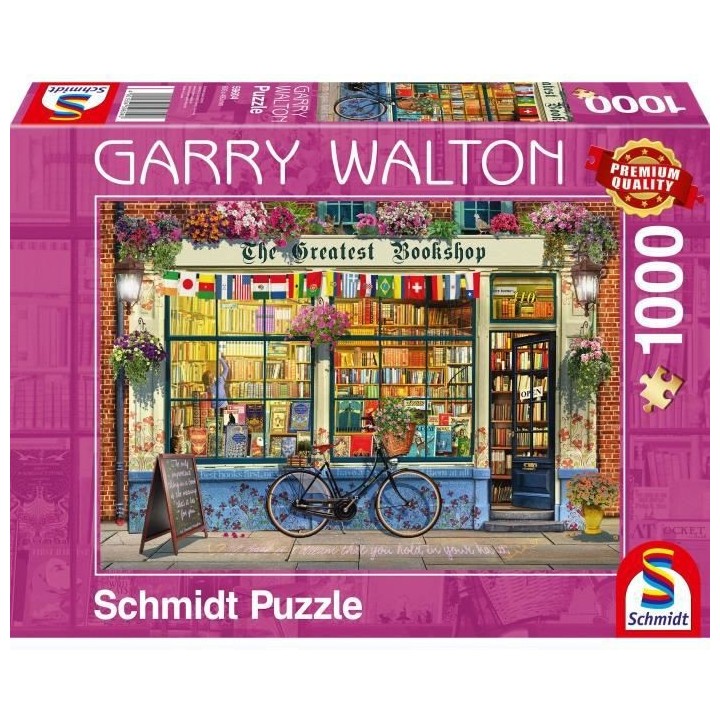 Puzzle Librairie, 1000 pcs