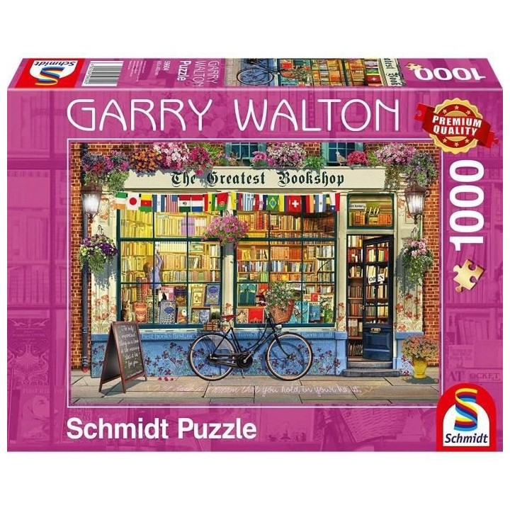 Puzzle Librairie, 1000 pcs