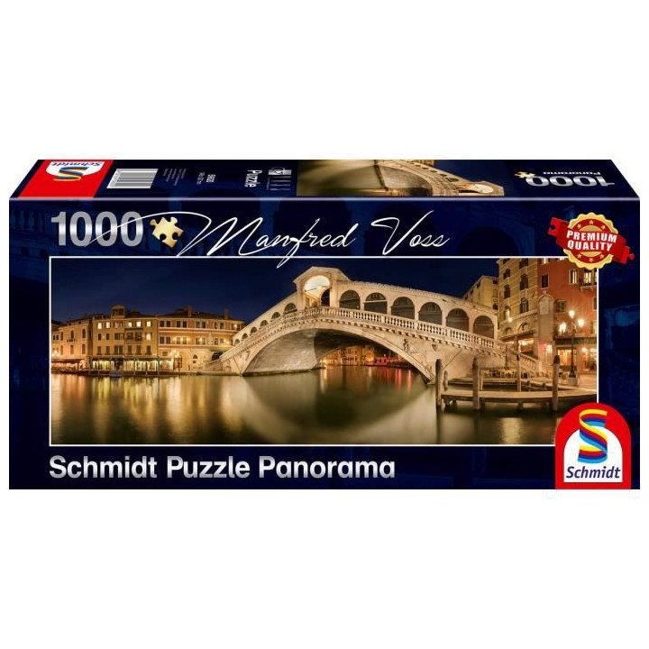 Puzzle Pont du Rialto, Venise, 1000 pcs