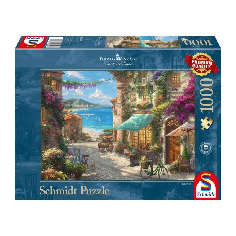 Puzzle Caf‚ sur la Riviera italienne, 1000 pcs