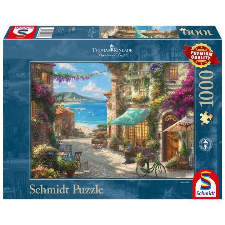 Puzzle Caf‚ sur la Riviera italienne, 1000 pcs